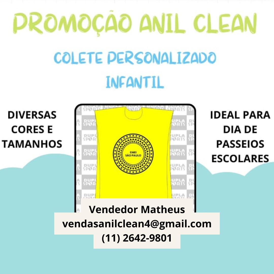 Colete personalizado infantil
